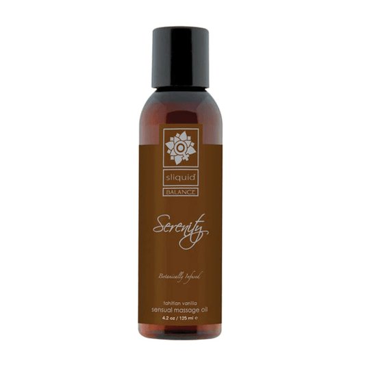 Sliquid Lubes 4.2oz Sliquid Massage Oil Serenity 4.2oz