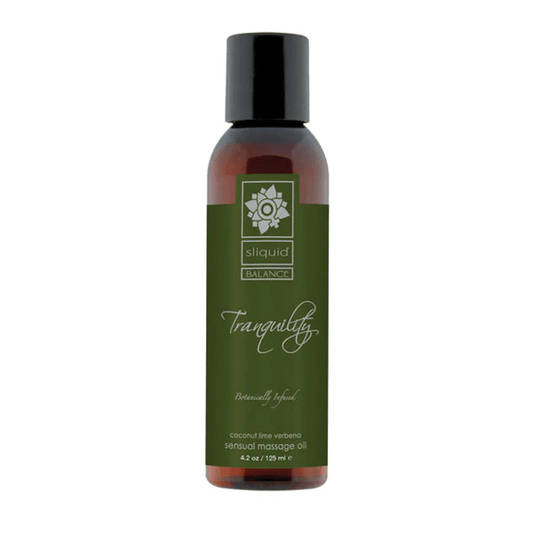 Sliquid Lubes 4.2oz Sliquid Massage Oil Tranquility 4.2oz