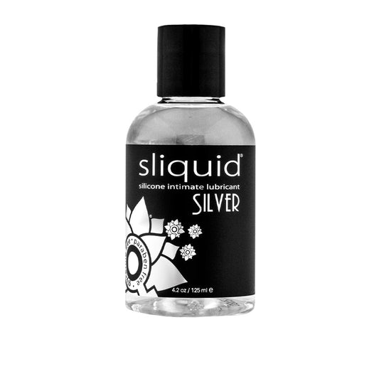 Sliquid Lubes 4.2oz Sliquid Silver Silicone lubricant 4.2oz