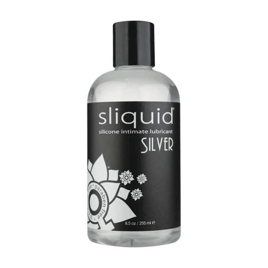 Sliquid Lubes 8.5oz Sliquid Silver Silicone lubricant 8.5oz