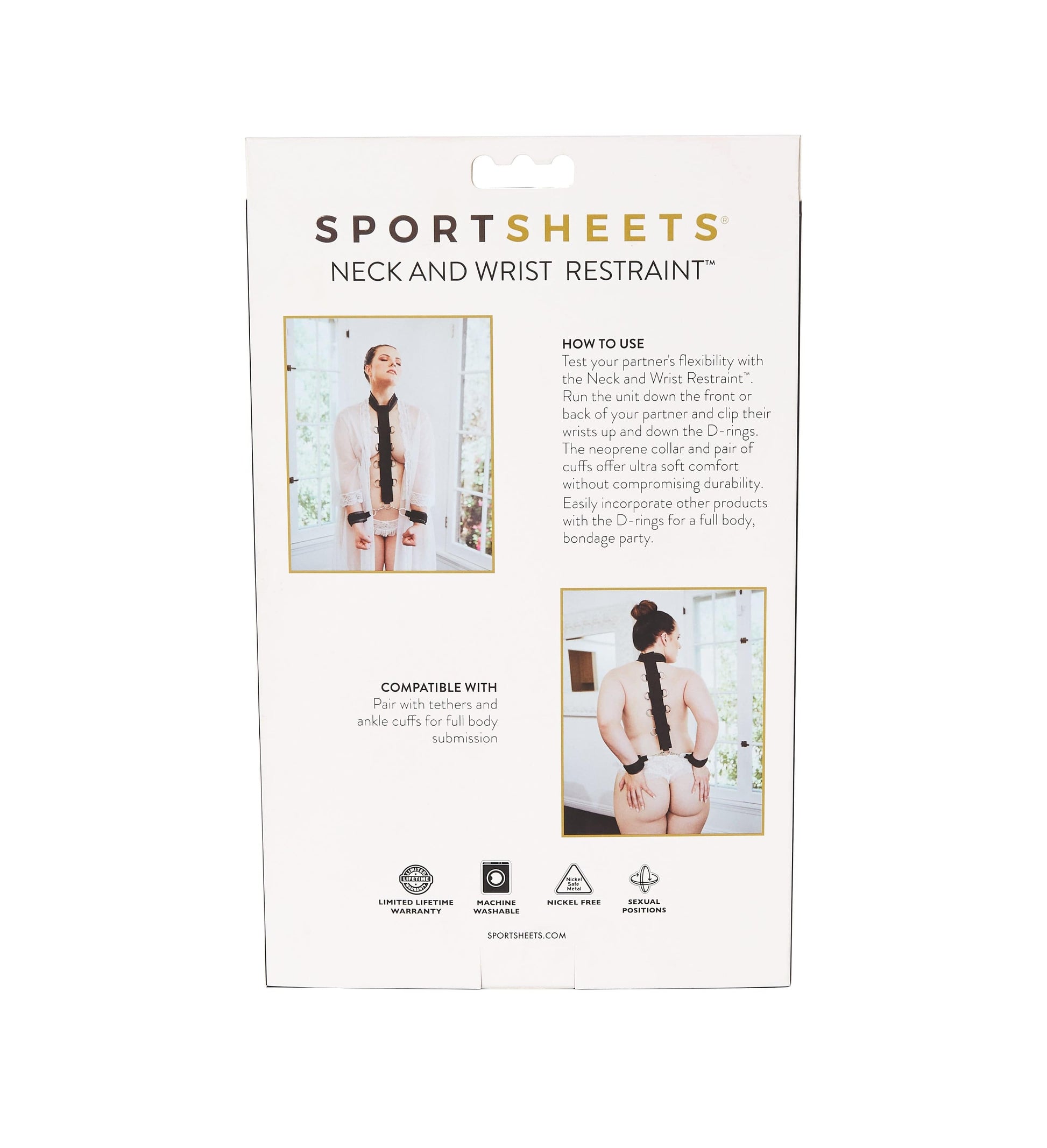 Sportsheets BDSM Neck & Wrist Restraint