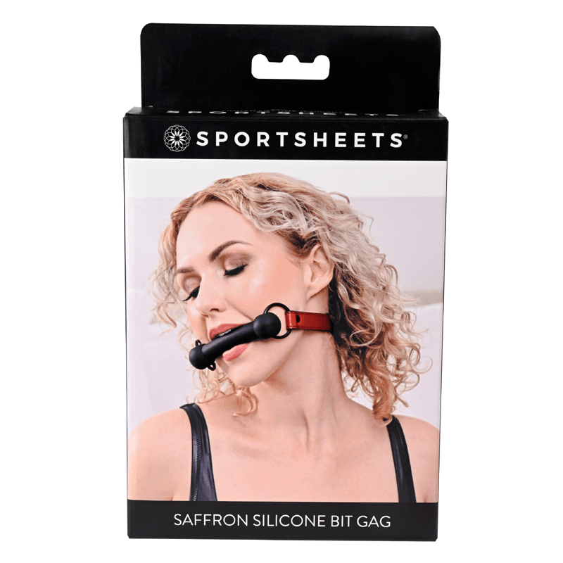 Sportsheets BDSM Saffron Silicone Bit Gag