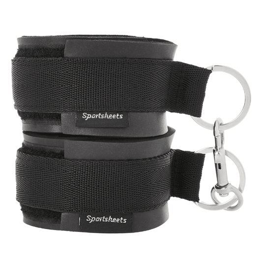 Sportsheets BDSM Sports Cuffs - Black