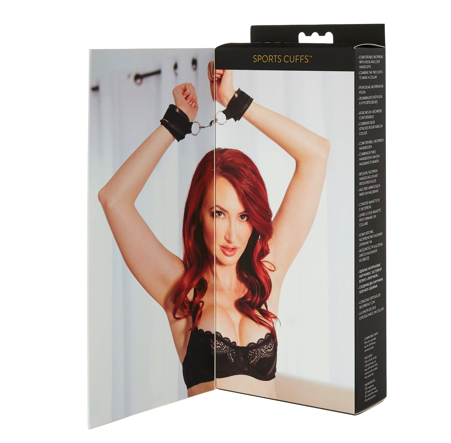 Sportsheets BDSM Sports Cuffs - Black