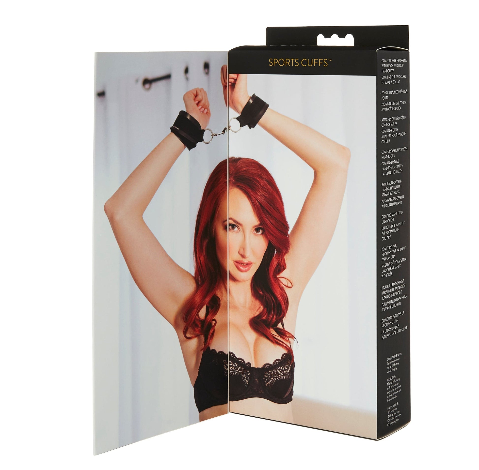 Sportsheets BDSM Sports Cuffs - Black