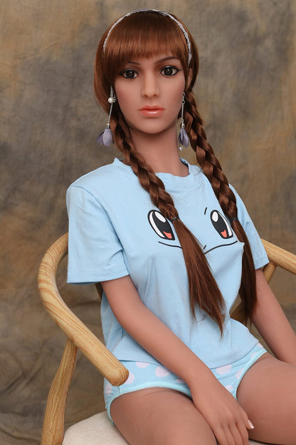 SY Doll SEX DOLL Kendra 148cm (C-Cup) Braided Hair TPE Premium Sex Doll - SY Doll