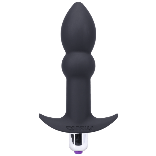 Tantus Anal Toys Black Perfect Plug Plus Vibe Black