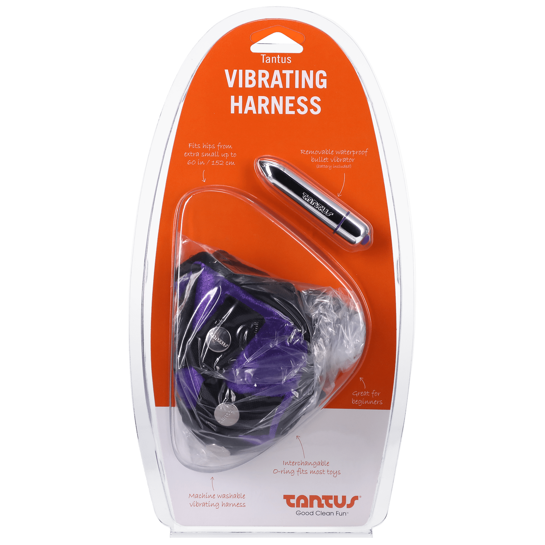 Tantus Anals Toys Default Velvet Vibrating Harness Lilac