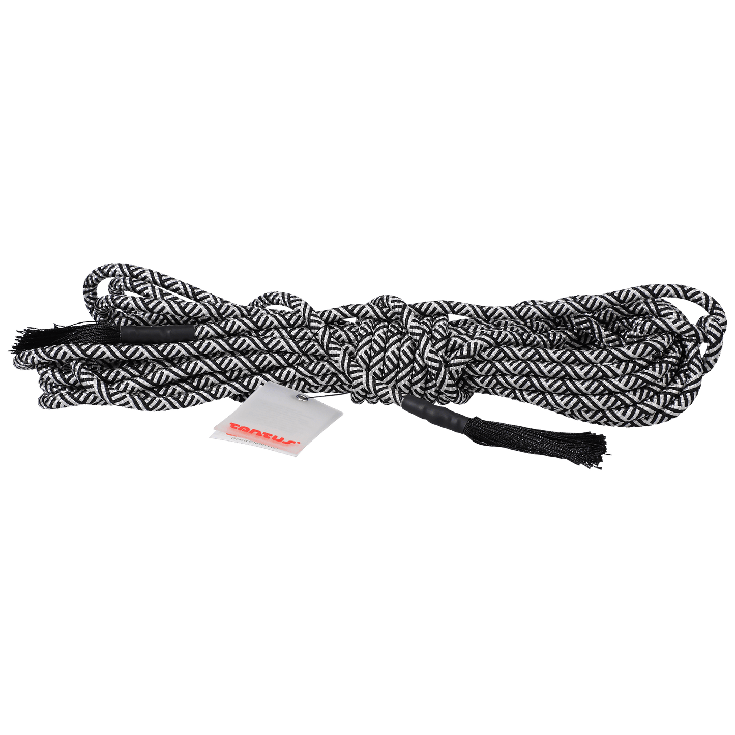 Tantus BDSM Rope - 30 Feet - Silver, Onyx