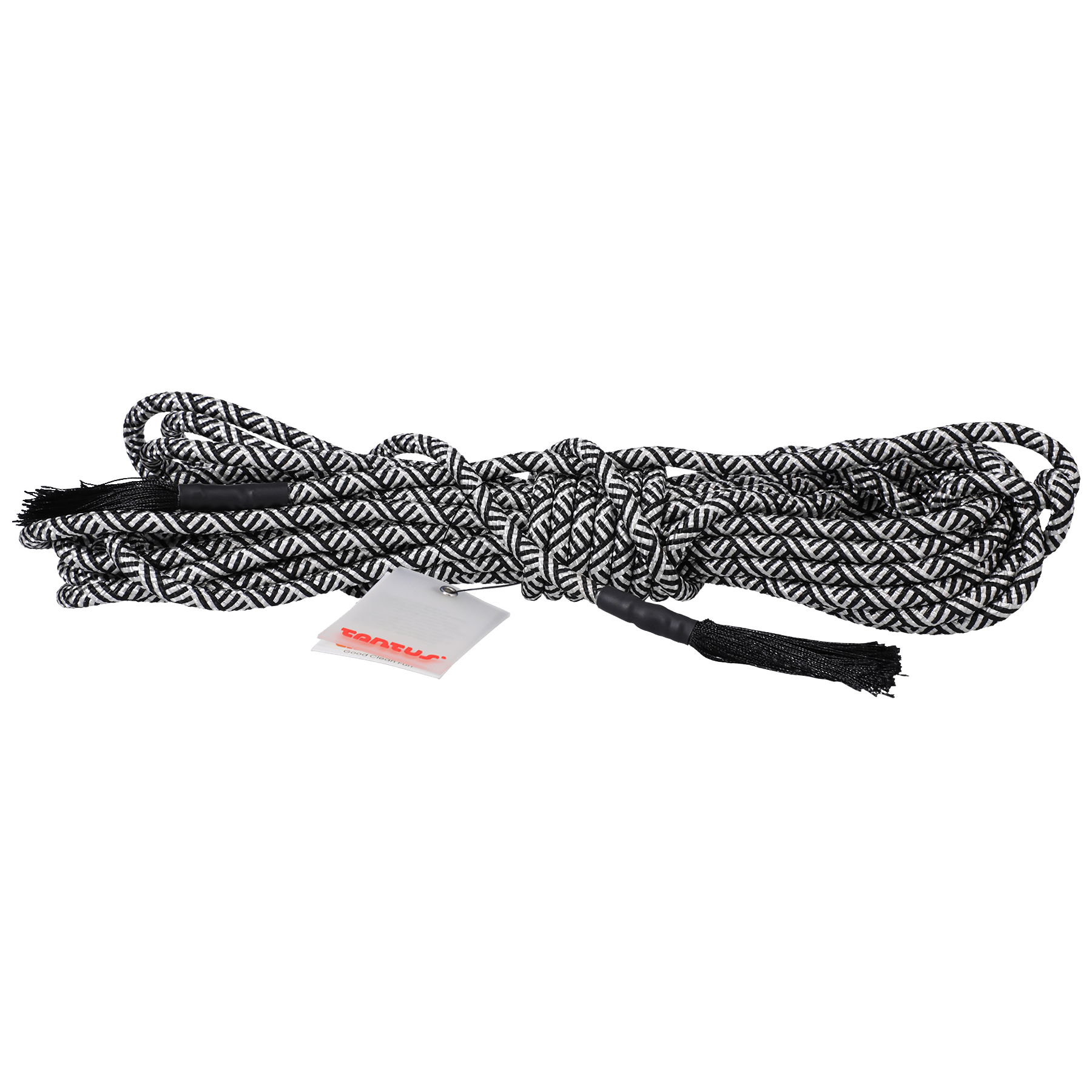 Tantus BDSM Rope - 30 Feet - Silver, Onyx