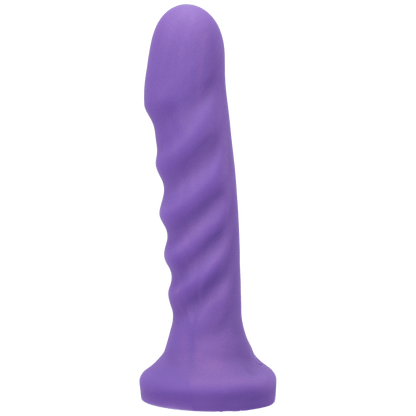 Tantus Dongs & Dildos Midnight Purple Tantus Silicone Echo Silicone Vibrator Midnight Purple