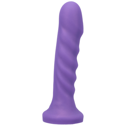 Tantus Dongs & Dildos Midnight Purple Tantus Silicone Echo Silicone Vibrator Midnight Purple