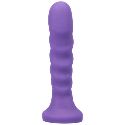 Tantus Dongs & Dildos Midnight Purple Tantus Silicone Echo Silicone Vibrator Midnight Purple