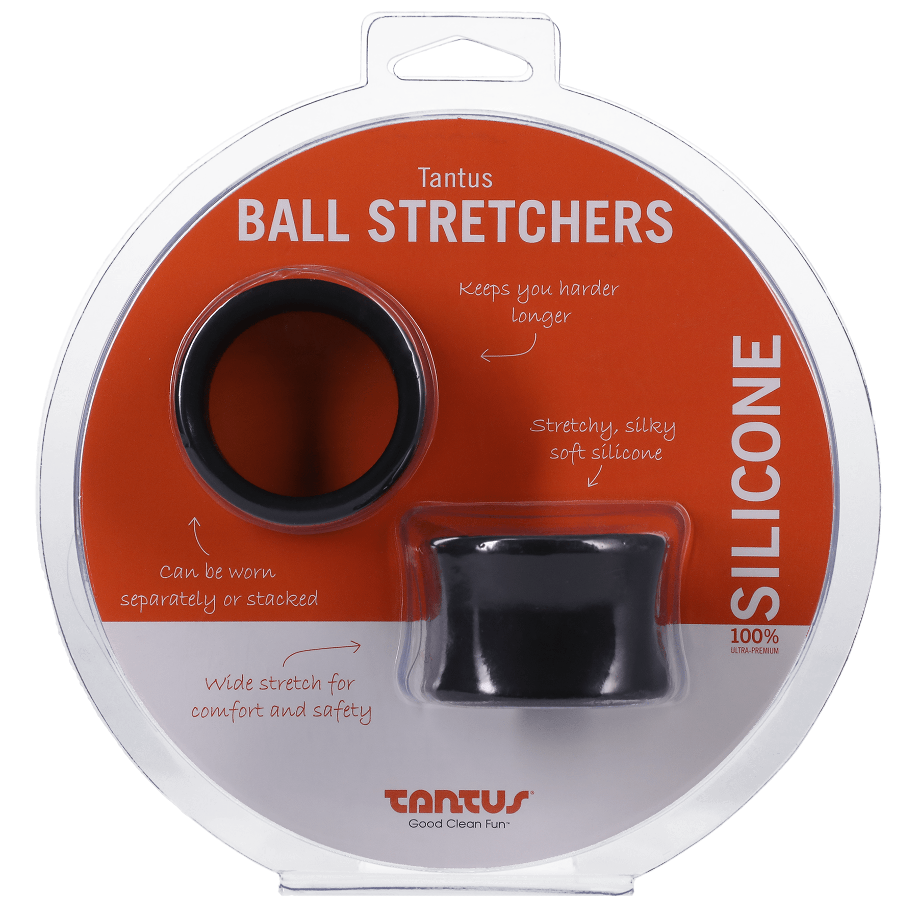 Tantus For Him Black Ball Stretcher Kit Black
