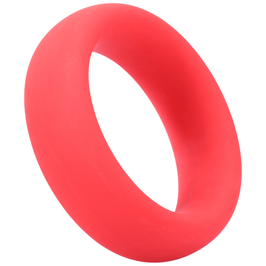 Tantus For Him Red Cock Ring Advanced 1 3/4 inches  Red