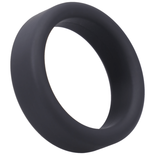 Tantus For Him Black Super Soft Cock Ring Black