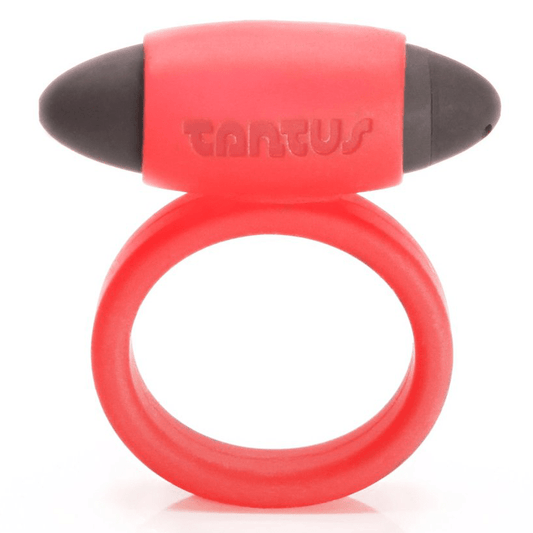 Tantus For Him Red Vibrating Super Soft Cock Ring Red