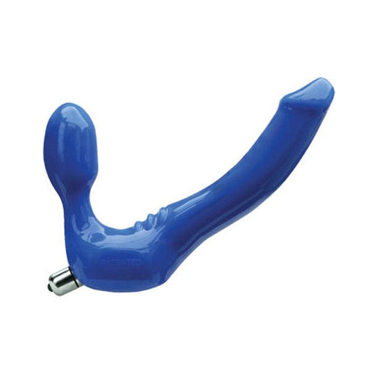 Tantus Sex Toys Tantus Silicone Feeldoe Slim Double Dong Vibrator Blue
