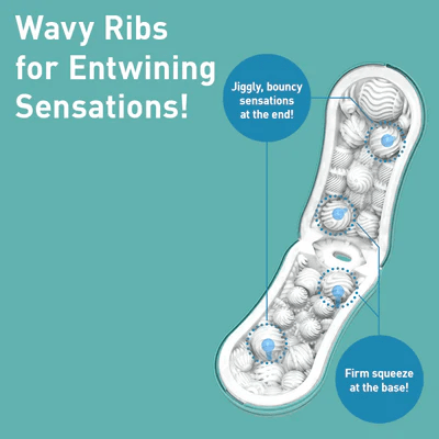 Tenga For Him FLIP ORB OCEAN BLUE