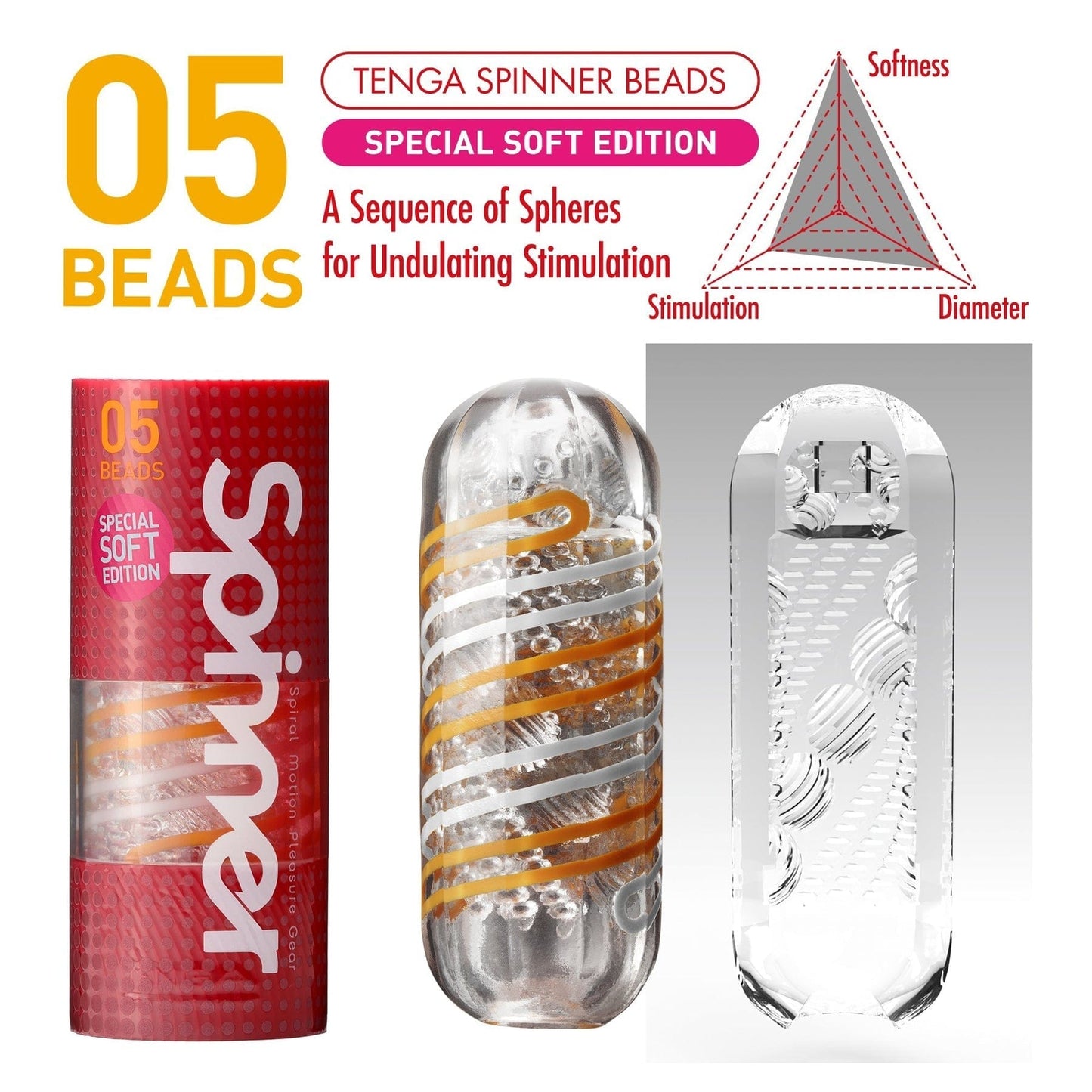Tenga For Him Spinner 05 Beads Special Soft Edition