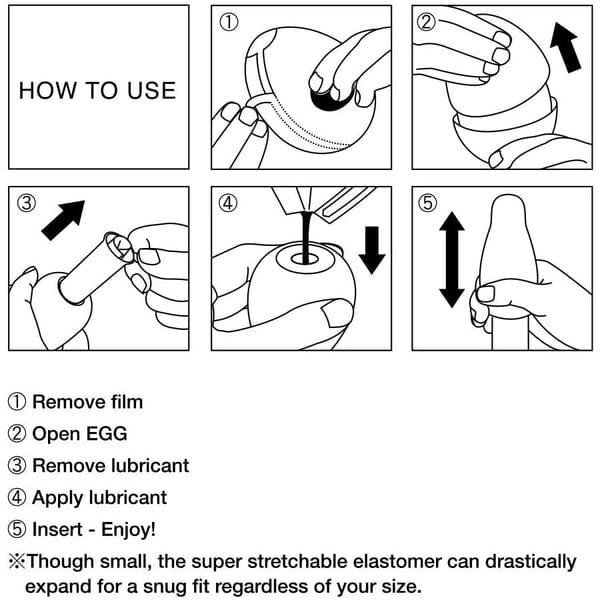 Tenga For Him Tenga Egg Thunder Male Masturbator