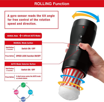 Tenga For Him VACUUM GYRO ROLLER