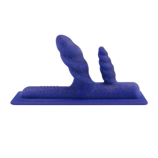 The Cowgirl Vibrators Two-Nicorn - Textured Double Penetration Attachment