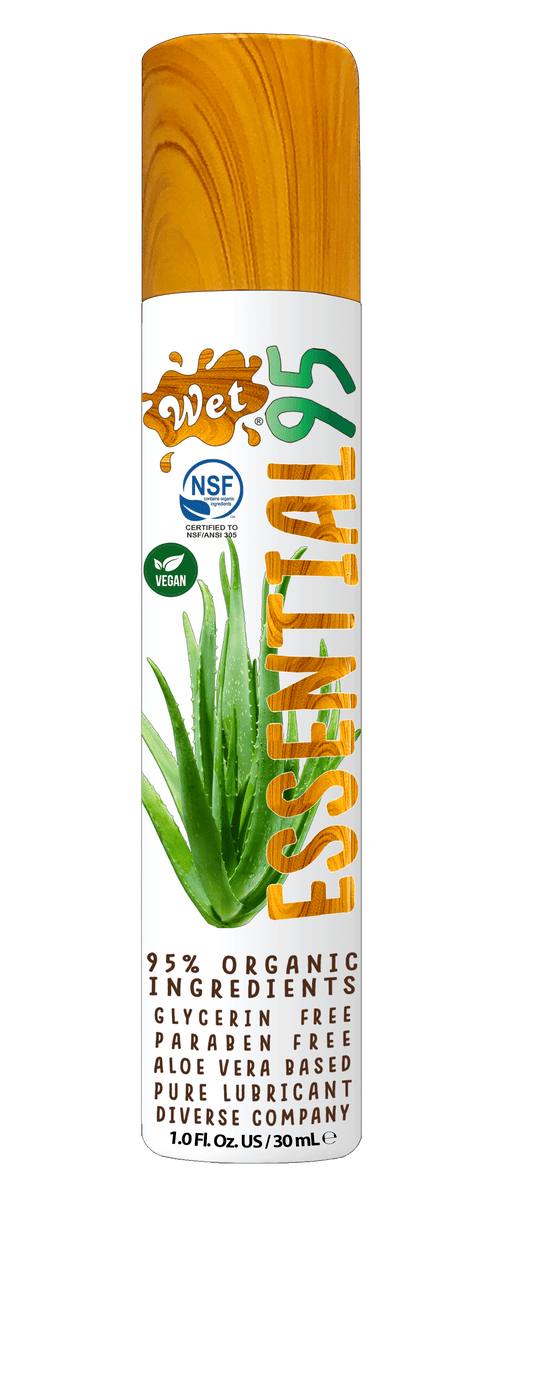 Wet Lubes Essential95™ Certified 95% Organic Lubricant 1 Fl. Oz./30mL