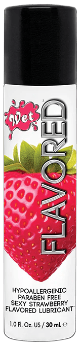 Wet Lubes Flavored Sultry Strawberry 1 Fl. Oz./30mL
