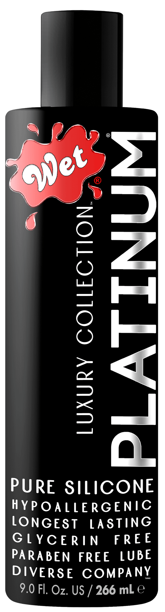 Wet Lubes Platinum Silicone Based Sex Lube 9 Ounce
