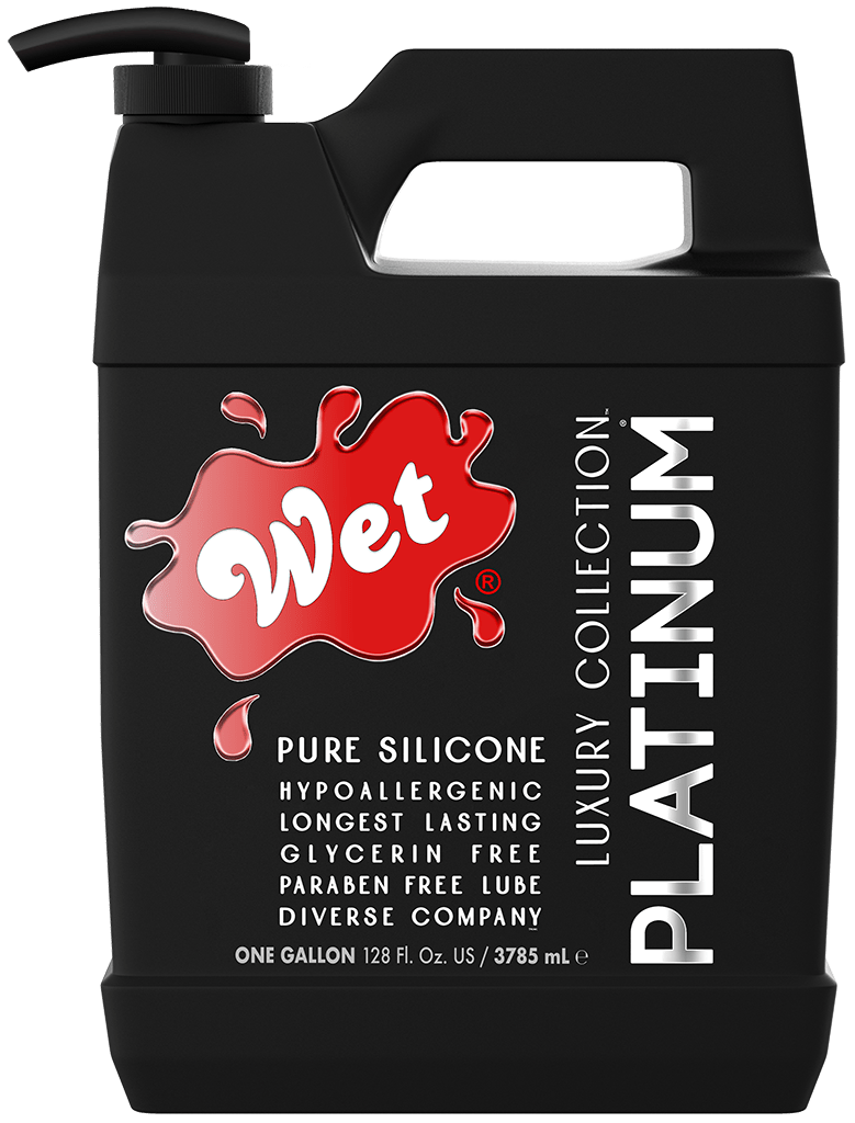Wet Lubes Platinum Silicone Based Sex Lube Gallon