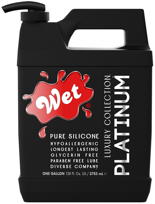 Wet Lubes Platinum Silicone Based Sex Lube Gallon
