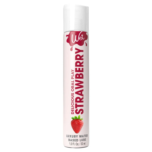 Wet Lubes Strawberry 1.0 Fl. Oz. / 30 ml