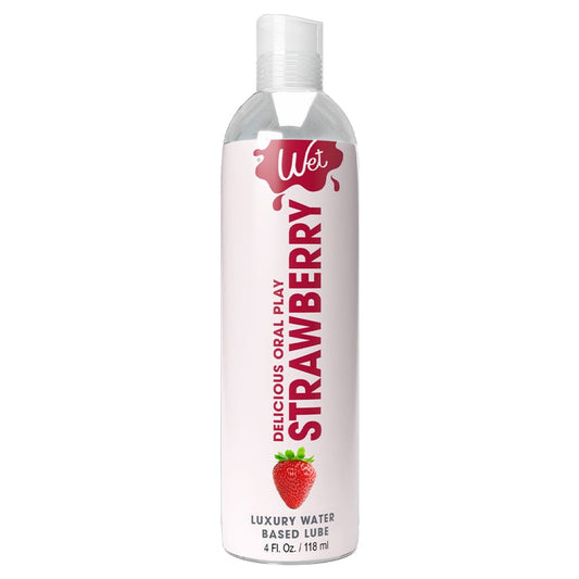 Wet Lubes Strawberry 4 Fl. Oz. / 118 ml