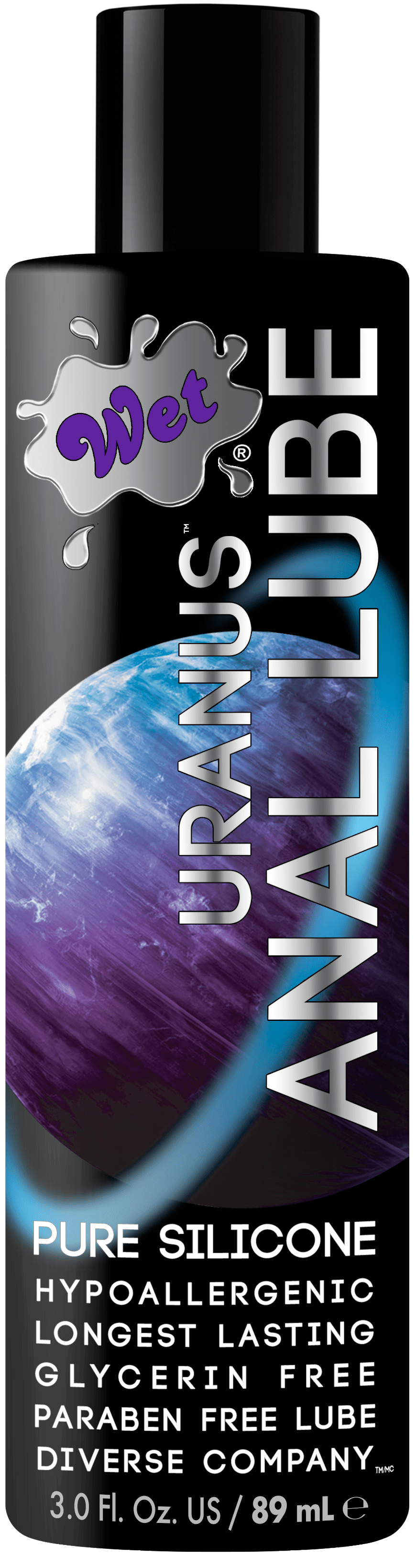 Wet Lubes Uranus™ Silicone Based 3 Fl. oz./89mL