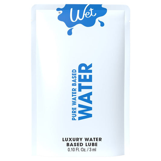 Wet Lubes Water 0.10 Fl. Oz. / 3 ml
