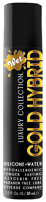 Wet Lubes Wet® Gold Hybrid Water Silicone Blend 1 Fl. Oz./30mL
