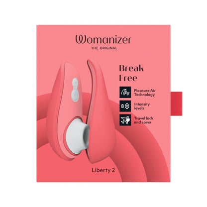 Womanizer Vibrators Liberty 2 - Vibrant Rose