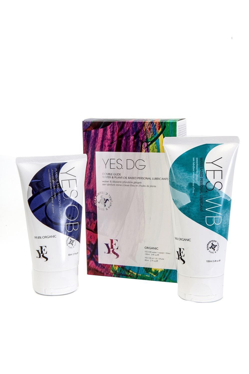 YES Lubricants Lubes Default DG (Double Glide)  WB Water Based and OB Plant-Oil Based