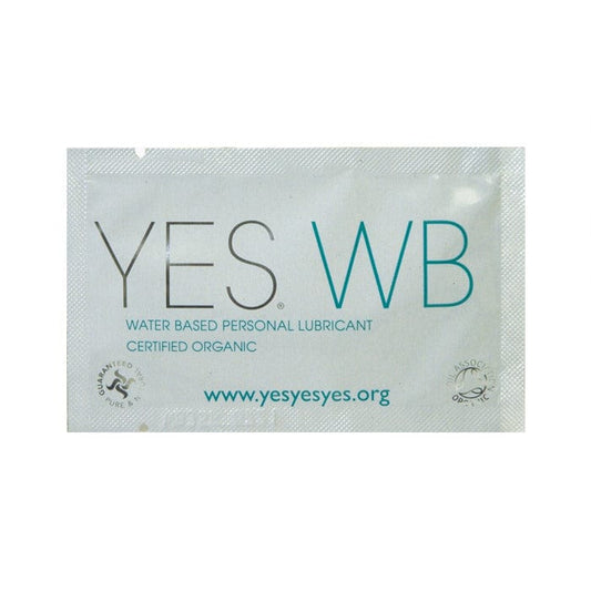 YES Lubricants Lubes WB Water Based Lubricant 7ml Sachet